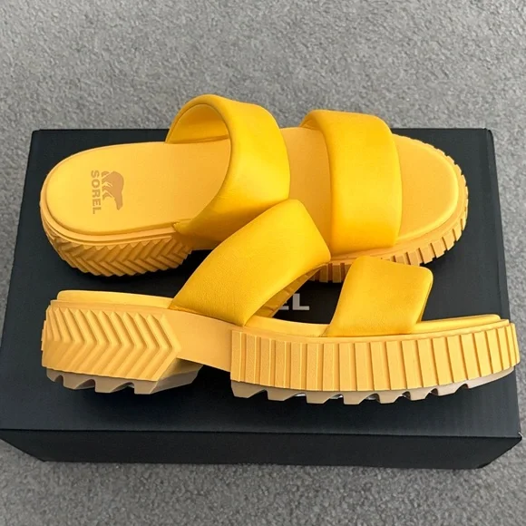 NWOT-Sorel Ona Streetworks Sorel Slide Mid Sandal - Picture 2 of 6